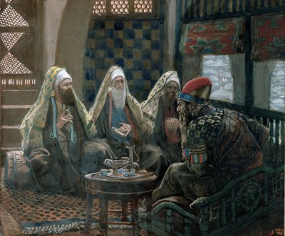 I Re Magi e Erode, illustrazione per La vita di Cristo, c.1886-94 da James Jacques Joseph Tissot