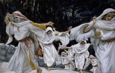 Le vergini sagge, illustrazione per La vita di Cristo, c.1886-94 da James Jacques Joseph Tissot