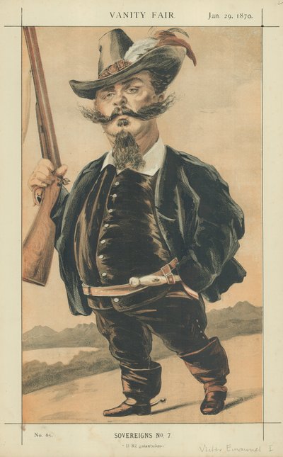 Vittorio Emanuele I da James Jacques Joseph Tissot