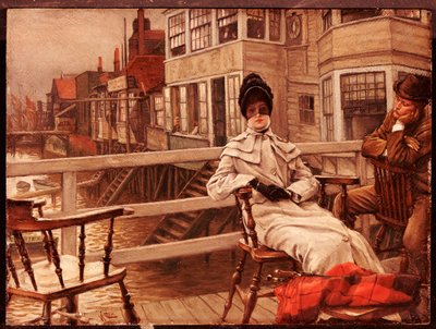 In attesa della barca a Greenwich da James Jacques Joseph Tissot