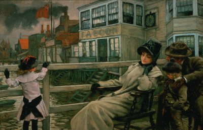 In attesa del traghetto da James Jacques Joseph Tissot