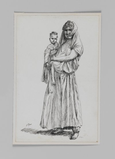 Donna di Geba, Samaria, illustrazione da La vita di Nostro Signore Gesù Cristo da James Jacques Joseph Tissot
