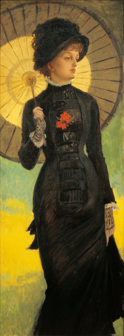 Donna con parasole da James Jacques Joseph Tissot