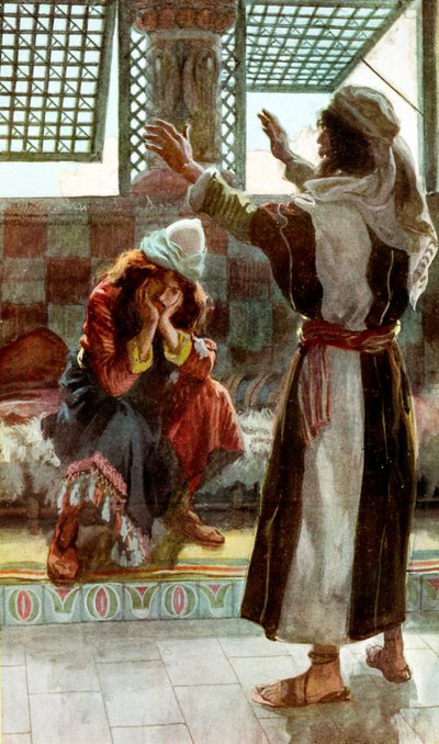 Nathan rimprovera David da James Jacques Joseph after Tissot