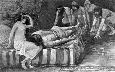 Sansone è fatto prigioniero, di Tissot da James Jacques Joseph after Tissot