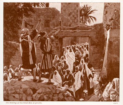 La guarigione di due ciechi a Gerico da James Jacques Joseph after Tissot