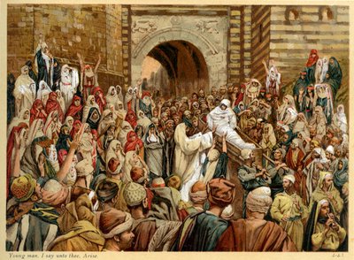 Giovane, ti dico, alzati da James Jacques Joseph after Tissot