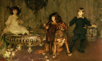 Lord John Manners, Lord Haddon e Lady Marjorie Manners da James Jebusa Shannon