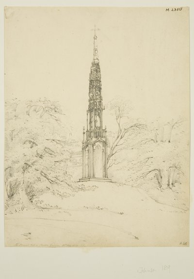 Bristol High Cross nei giardini di Stourhead, 25 maggio 1819 da James Johnson