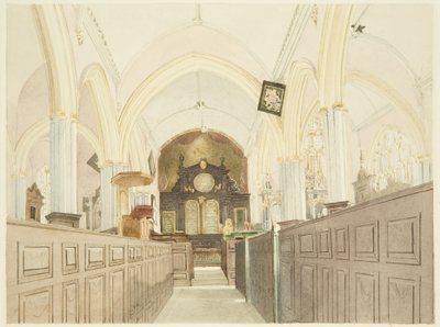 Interno della Chiesa di San Pietro da James Johnson