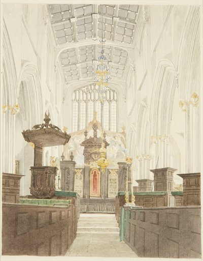 Interno della Chiesa di San Stefano da James Johnson