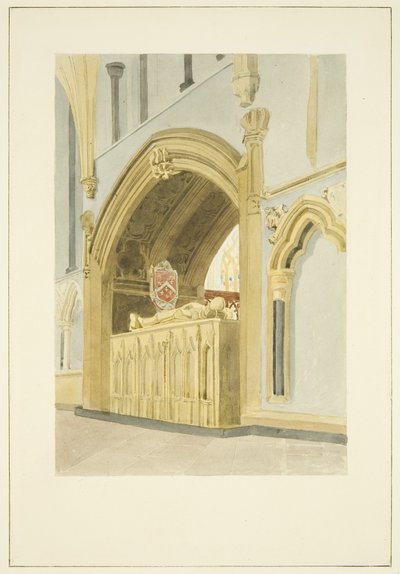 Tomba di Robert Fitzharding, morto nel 1170, nella Cattedrale di Bristol da James Johnson