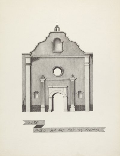 Missione San Luis Rey de Francia da James Jones