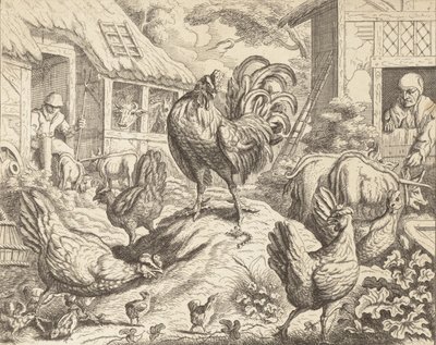 Il gallo e la pietra preziosa, dalle favole di Esopo da James Kirk
