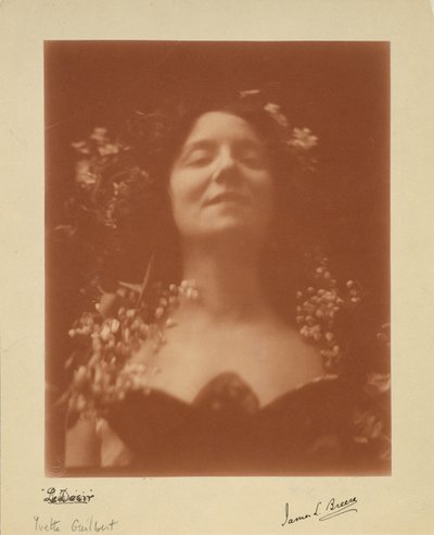 "Le Desir": ritratto di Yvette Guilbert, 1896 da James L. Breese