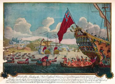 Lo sbarco delle truppe del New England sull
