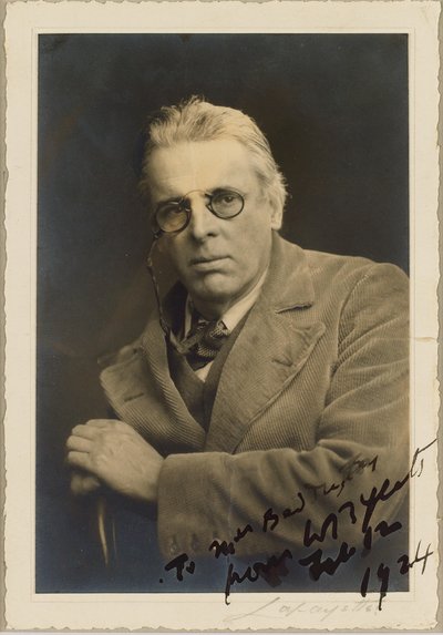 Ritratto del poeta William Butler Yeats da James Lafayette
