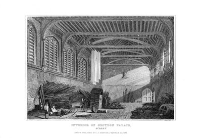 Interno del Palazzo di Croydon, Surrey, 1829 da James Lambert
