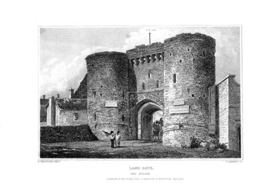 Porta della Terra, Rye, East Sussex, 1829 da James Lambert