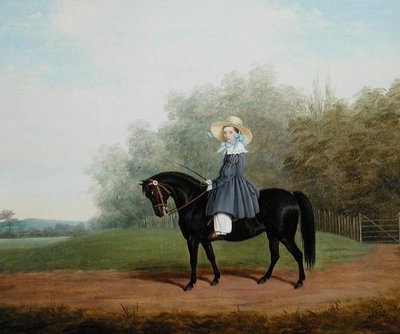 Ritratto di una ragazza a cavallo da James Loder