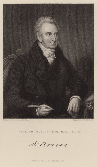 Ritratto di William Roscoe da James Lonsdale