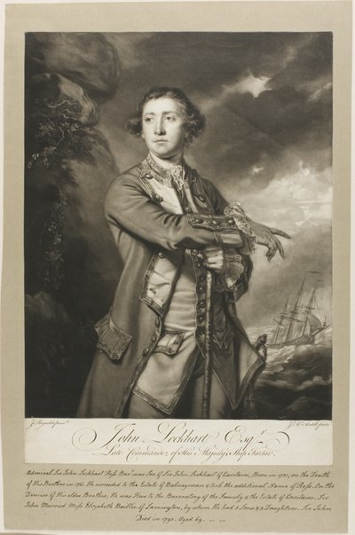 Ritratto di John Lockhart, Esquire da James MacArdell