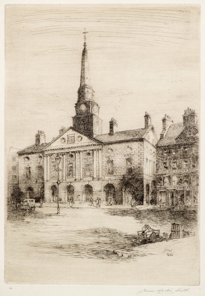 La vecchia casa di città, Dundee da James Mackie Smith