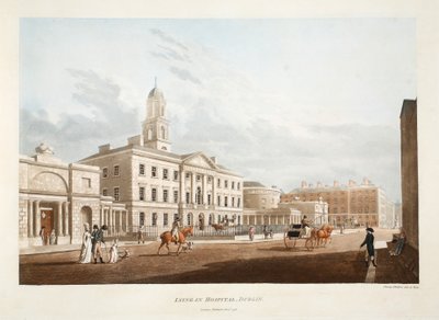 Ospedale della maternità, Dublino, 1795 da James Malton