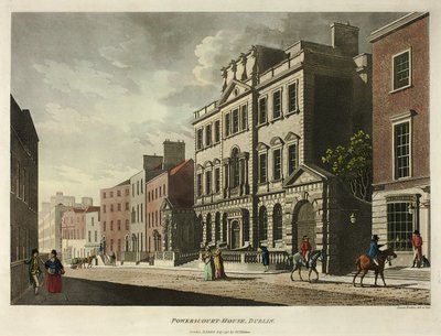 Powerscourt House, Dublino da James Malton