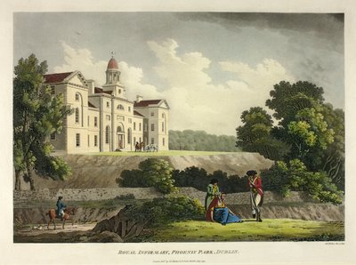 Royal Infirmary Phoenix Park, Dublino da James Malton