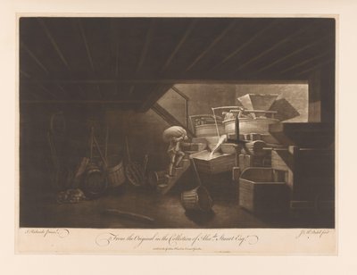 Interno di un mulino a grano da James McArdell