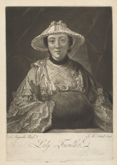 Lady Anne Fenoulhet (nata Day) da James McArdell