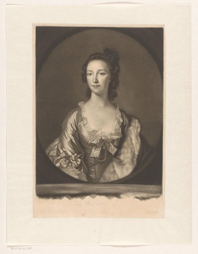 Ritratto di Anne Farquharson-MacKintosh da James McArdell