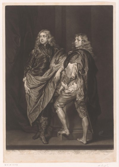 Ritratto di John e Bernard Stuart da James McArdell