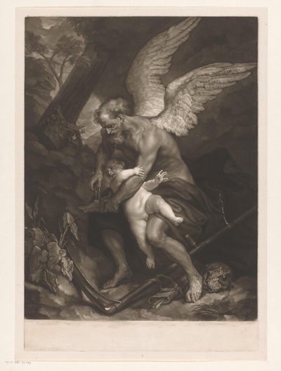 Il tempo taglia le ali di Cupido da James McArdell