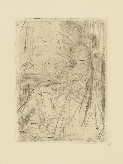 Impressioni da lastre cancellate di Whistler - Maude, seduta da James Abbott McNeill Whistler