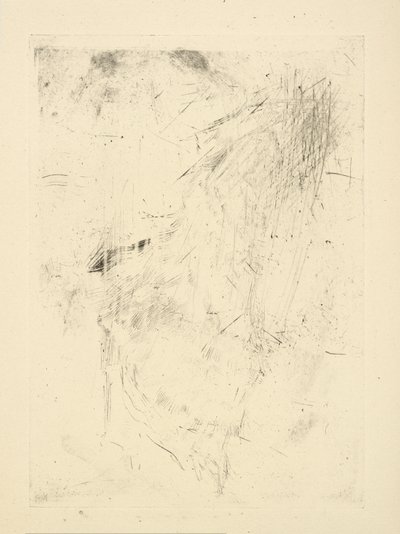 [76] Impressioni da lastre cancellate di Whistler - [Figura Seduta?] da James Abbott McNeill Whistler