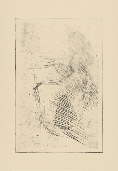 Impressioni da lastre cancellate di Whistler - La scrivania da James Abbott McNeill Whistler