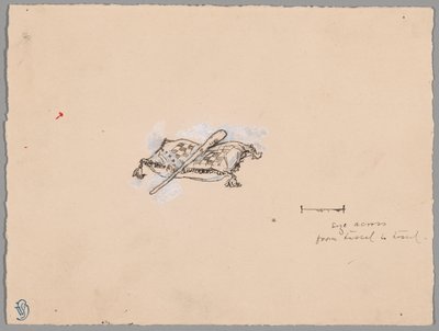 Un club su un cuscino da James McNeill Whistler