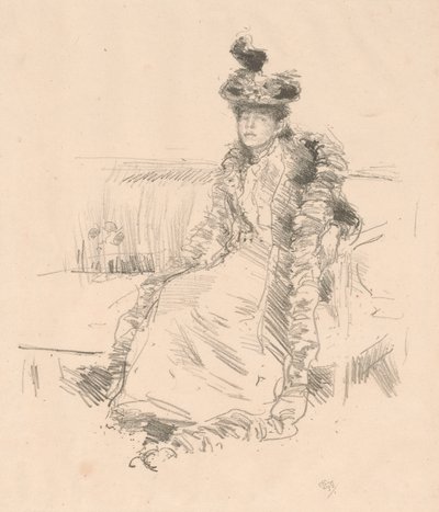 Una signora seduta da James Abbott McNeill Whistler
