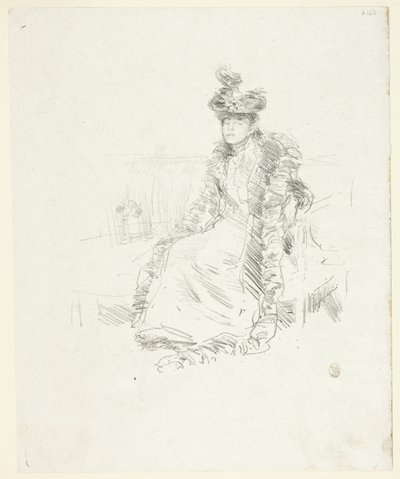 Una signora seduta da James Abbott McNeill Whistler