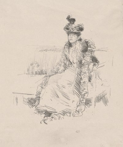 Una signora seduta da James Abbott McNeill Whistler