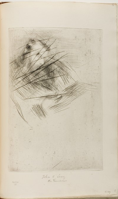 Un uomo che legge da James Abbott McNeill Whistler