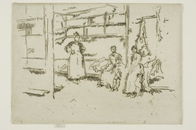Dopo la Vendita, Scambio di Vestiti, Houndsditch da James Abbott McNeill Whistler