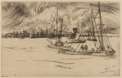 Amsterdam, dal Tolhuis da James Abbott McNeill Whistler