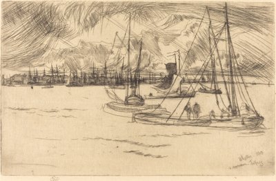 Amsterdam dal Tolhuis da James Abbott McNeill Whistler