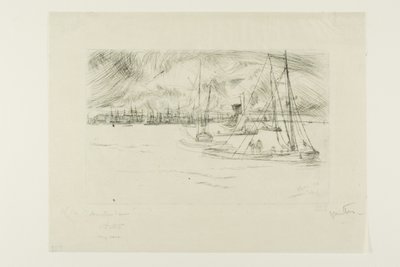 Amsterdam, dal Tolhuis da James Abbott McNeill Whistler