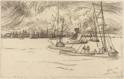 Amsterdam dal Tolhuis da James McNeill Whistler