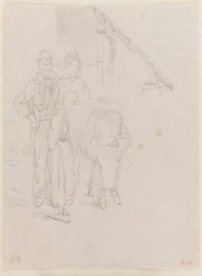 Un artista che disegna da James Abbott McNeill Whistler