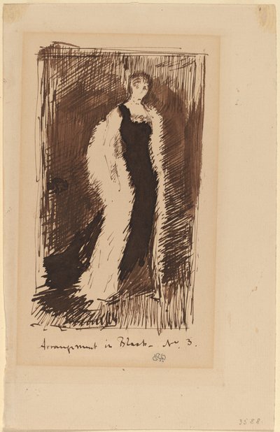 Composizione in nero - No.3 da James Abbott McNeill Whistler